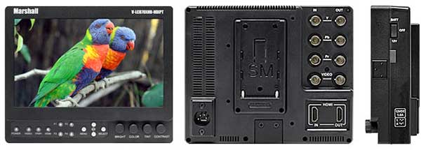 Marshall V-LCD70XHB HDIPT Monitor leihen im Toneart Kameraverleih